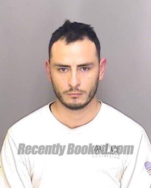 Booking photo from Merced County, California