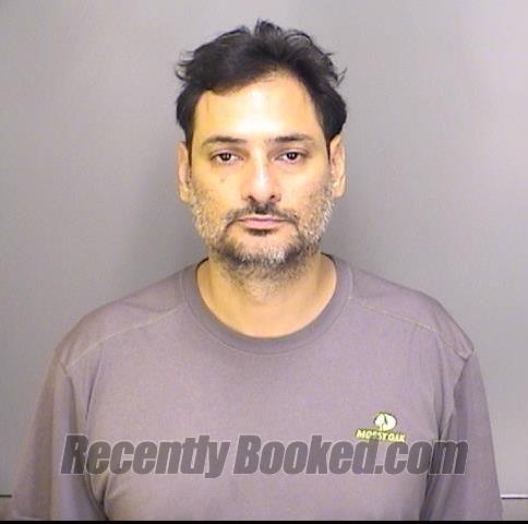 Booking photo from Merced County, California