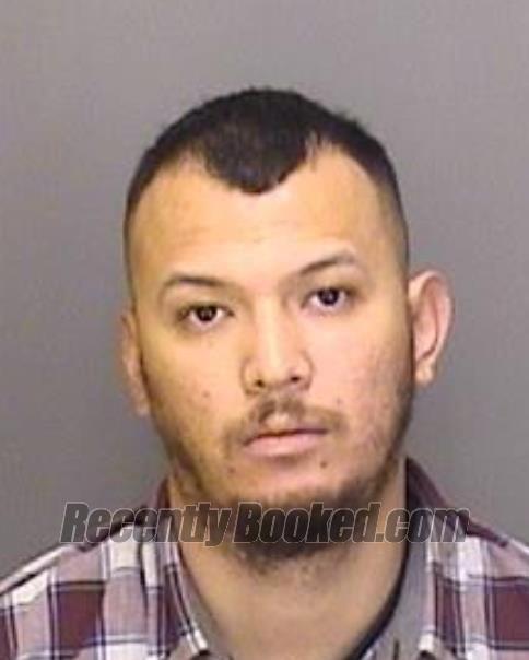 Booking photo from Merced County, California