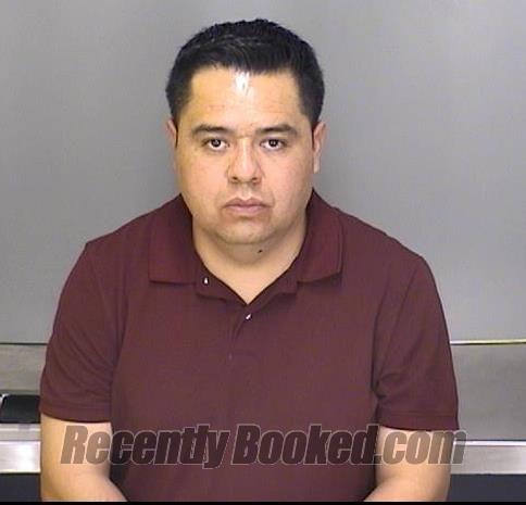 Booking photo from Merced County, California