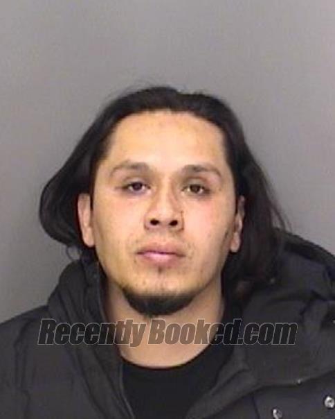 Booking photo from Merced County, California