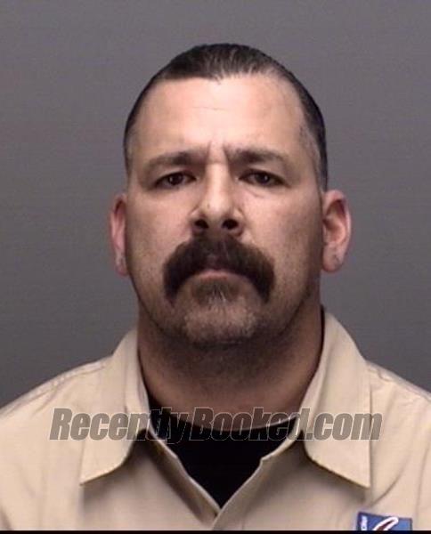 Booking photo from Merced County, California