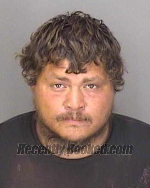 Booking photo from Merced County, California