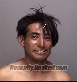 Booking photo from Merced County, California