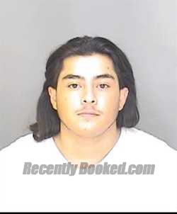 Booking photo from Merced County, California