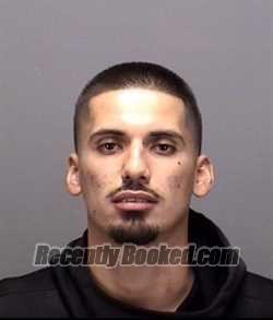 Booking photo from Merced County, California