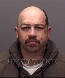 Booking photo from Merced County, California