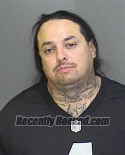 Booking photo from Merced County, California