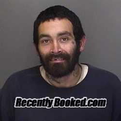 Booking photo from Merced County, California