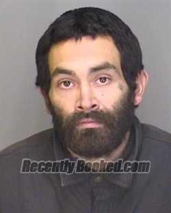 Booking photo from Merced County, California