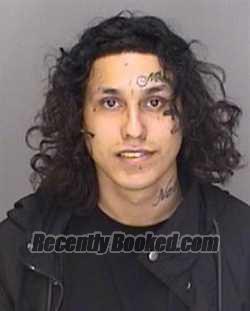 Booking photo from Merced County, California
