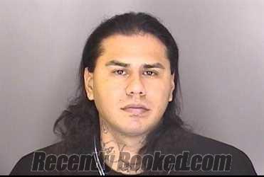 Booking photo from Merced County, California