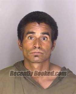 Booking photo from Merced County, California