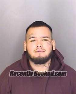 Booking photo from Merced County, California