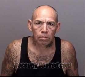 Booking photo from Merced County, California