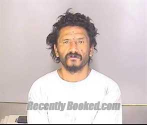Booking photo from Merced County, California