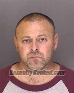 Booking photo from Merced County, California