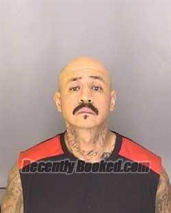 Booking photo from Merced County, California