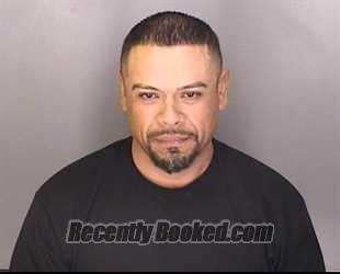 Booking photo from Merced County, California