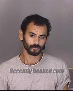 Booking photo from Merced County, California