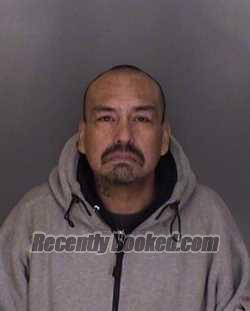 Booking photo from Merced County, California