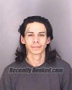 Booking photo from Merced County, California