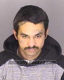 Booking photo from Merced County, California