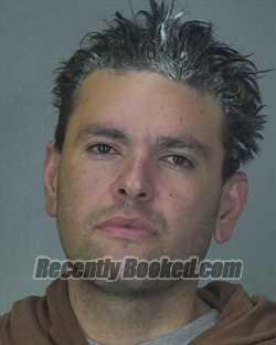 Booking photo from Merced County, California