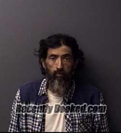 Booking photo from Merced County, California