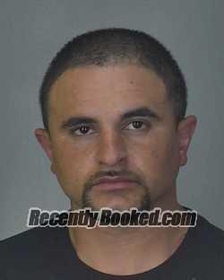 Booking photo from Merced County, California