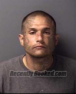 Booking photo from Merced County, California