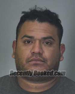 Booking photo from Merced County, California