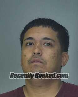 Booking photo from Merced County, California