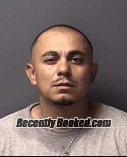 Booking photo from Merced County, California