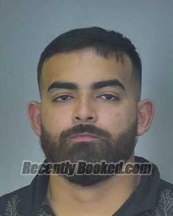 Booking photo from Merced County, California