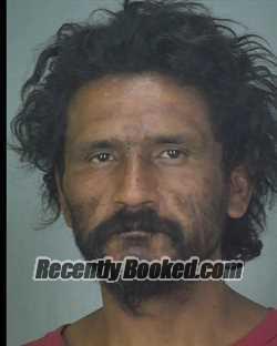 Booking photo from Merced County, California