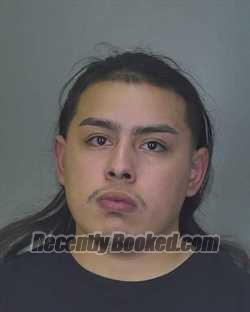 Booking photo from Merced County, California
