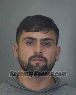 Booking photo from Merced County, California