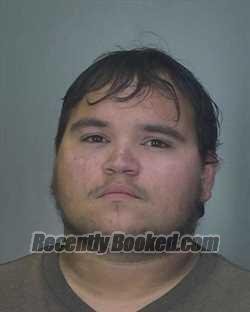 Booking photo from Merced County, California