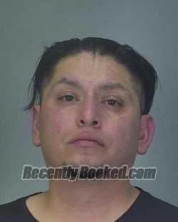 Booking photo from Merced County, California