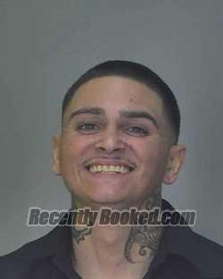 Booking photo from Merced County, California