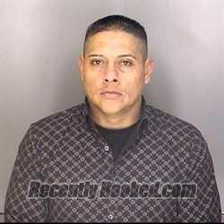 Booking photo from Merced County, California