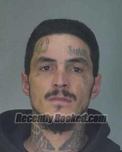 Booking photo from Merced County, California