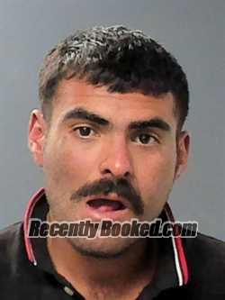 Mugshot of Angel Rivera Moreno booked in Merced County, California on September 20, 2026