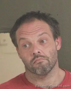 Booking photo from Tehama County, California