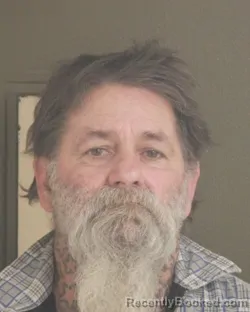 Booking photo from Tehama County, California