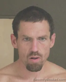 Booking photo from Tehama County, California