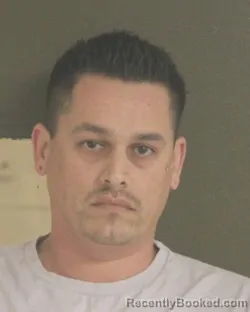 Booking photo from Tehama County, California