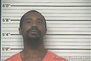 Booking photo from Bladen County, North Carolina