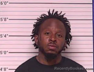 Mugshot of Daijour Qaishaun Brown booked in Bladen County, North Carolina on August 21, 2026